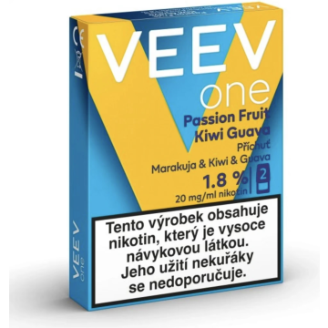 VEEV ONE Pod Passion Fruit Kiwi Guava – 18 mg nicotine – 1000 puffs