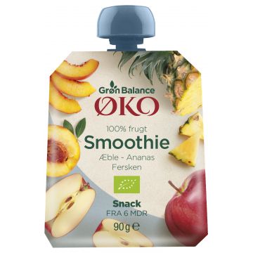 Grøn Balance Smoothie Apfel-Ananas-Pfirsich Bio 90 g