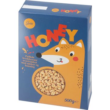 Weizen gepufft mit honig