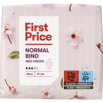 Damenbinde mit flügeln normal 14 stück