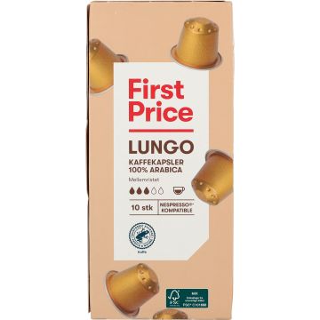 First Price Lungo Kaffeekapseln 10 Stuck