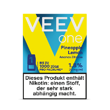 VEEV ONE Pod Pineapple Lemon – 18 mg nicotine – 1000 puffs
