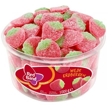 Red Band Wilde Erdbeeren Fruchtgummi 100 Stück 1kg