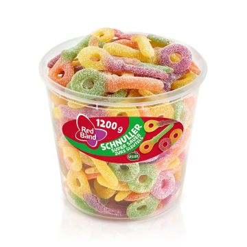 Red Band Fruchtgummi Schnuller Supersauer extrem saure Fruchtgummi-Schnuller mit Zuckerschicht