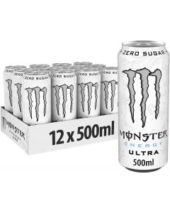 Monster Energy Ultra White 12 x 500 ml - pfandfrei
