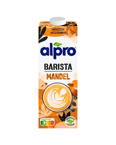 Alpro Mandeldrink Barista 8er Pack – pflanzliche Mandelmilchalternative für Kaffee