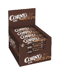 CORNY BIG Chocolate Cookies 24&times;50g mit Vollkornflakes, Erdn&uuml;ssen, Cookies und dunkler Schokolade