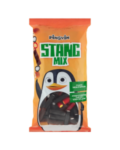 Pingvin Stang Mix Display 900g Mischung aus Frucht- und Lakritzstäbchen