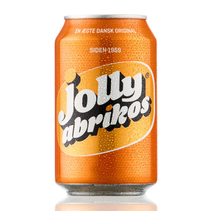 Jolly Abrikos – dänische Aprikosenlimonade mit fruchtig-süßem Geschmack Jolly Abrikos – dänische Aprikosenlimonade mit fruchtig-süßem Geschmack