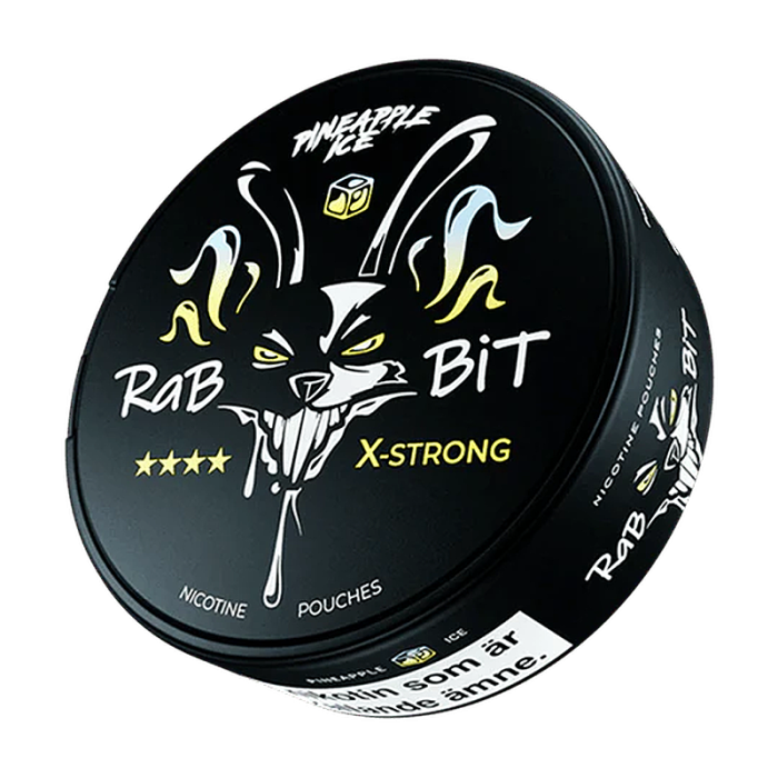 RABBIT Pineapple Ice Nikotinbeutel – Slim Nicotine Pouches mit tropischem Ananasgeschmack und kühlender Ice Note RABBIT Pineapple Ice Nikotinbeutel – Slim Nicotine Pouches mit tropischem Ananasgeschmack und kühlender Ice Note